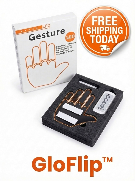GloFlip™ - LED Hand Sign